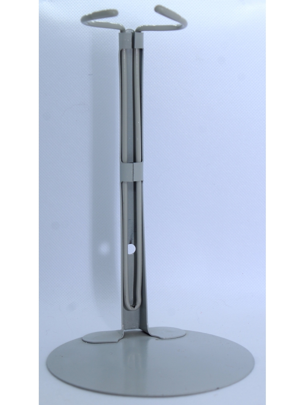 VTG Kaiser Chicago Barbie Doll Stand Cushioned Adjustable Metal White 7.5-13"